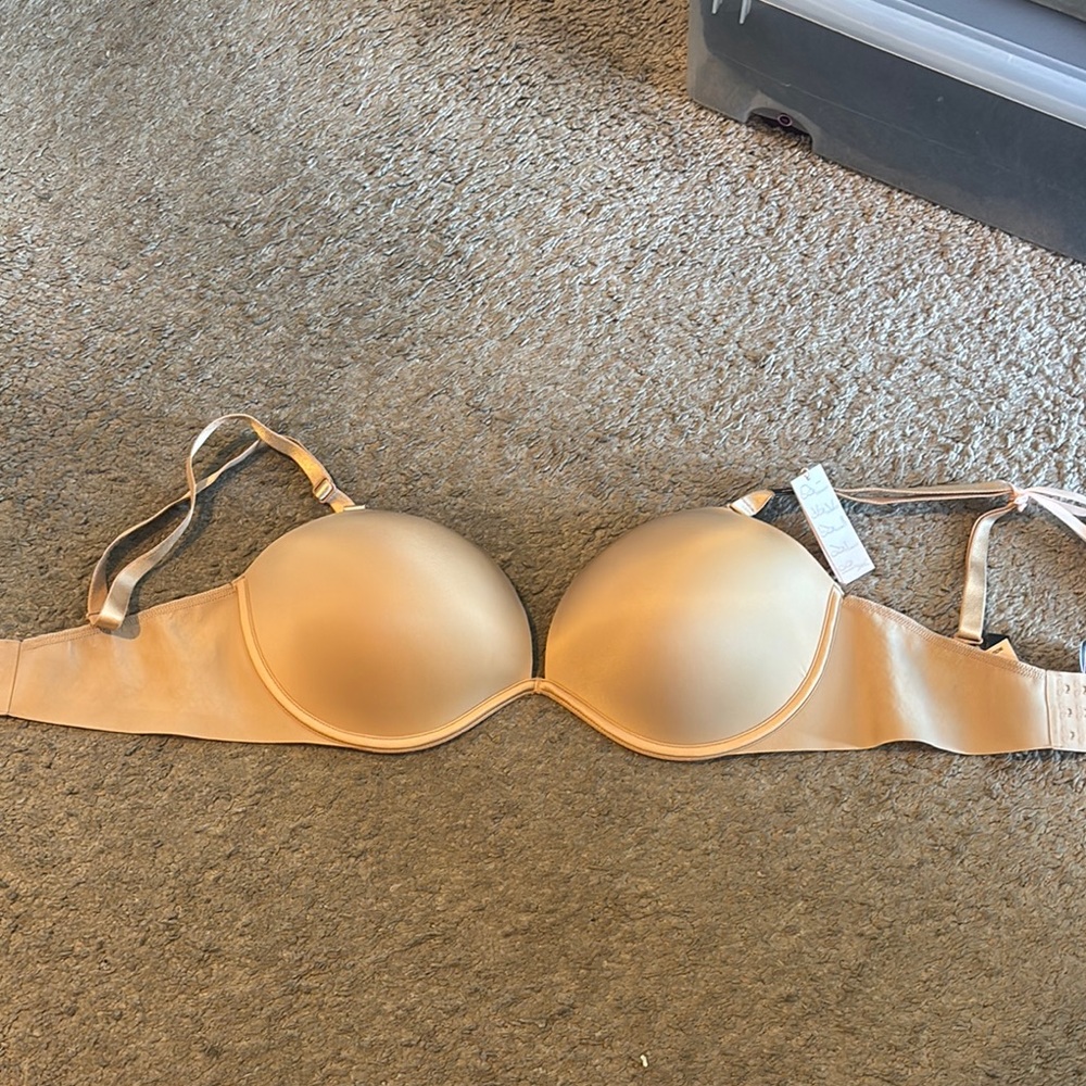 Victoria's Secret Tan strapless and multiple options Bra with Padded Underwire